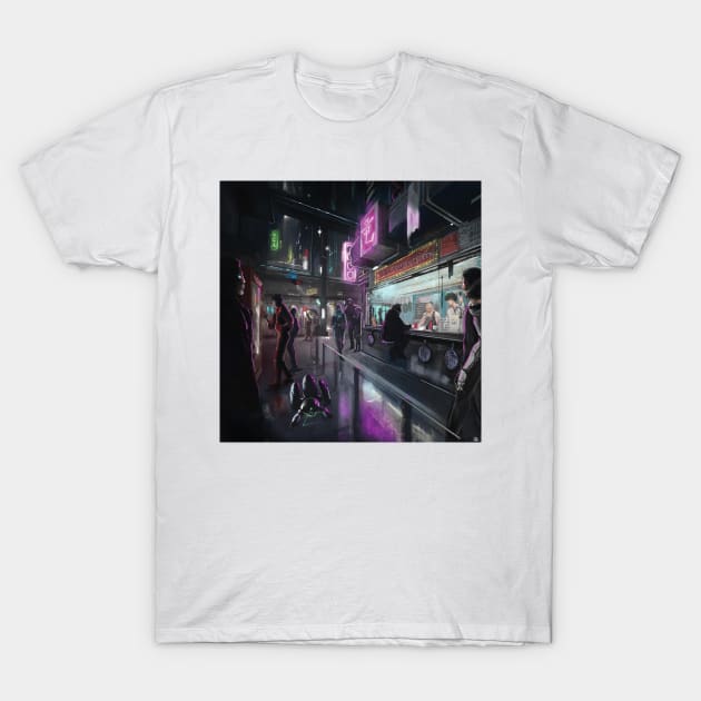 Cyberpunk Homage T-Shirt by MikeKevan